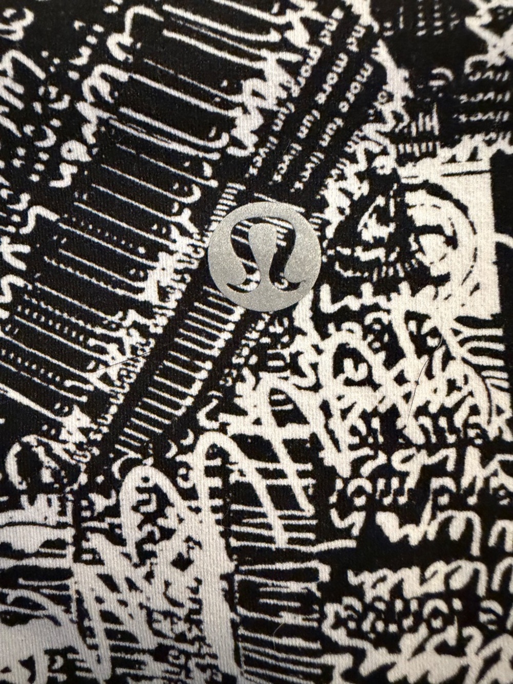 Lululemon Wunder Train High-Rise Tight 25" — Tear It Up Logo Print — Size 6 - Picture 7 of 9